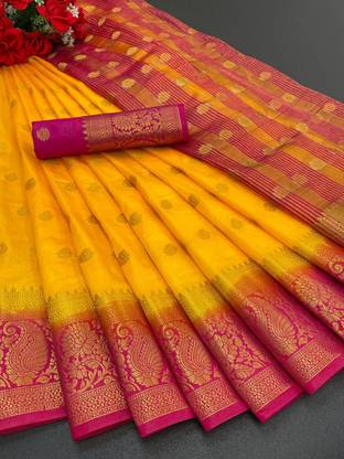 Kanjivaram Silk Blend Saree