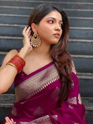 Woven Banarasi Art Silk Saree