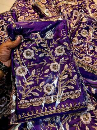 Embroidered Bollywood Crepe Saree