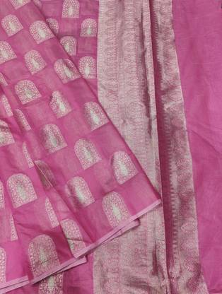Woven Banarasi Cotton Linen Saree