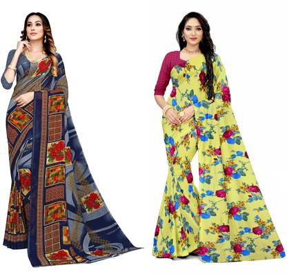 Daily Wear Chiffon, Georgette Saree