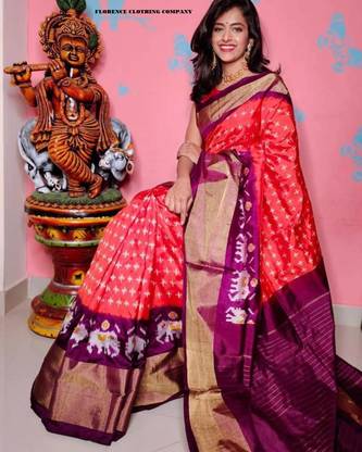 Printed Bandhani Pure Silk Saree