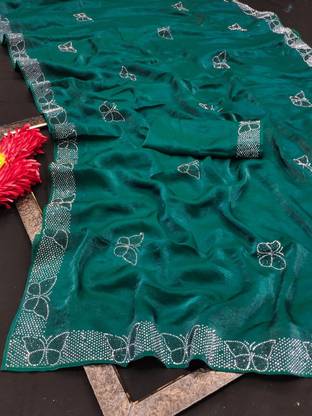 Self Design Banarasi Chiffon Saree