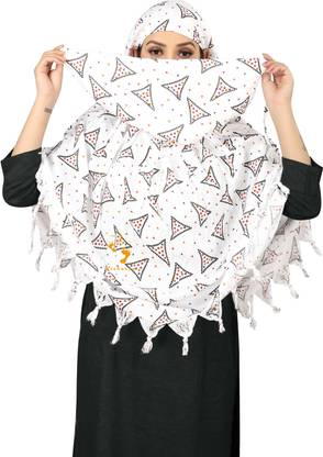 VICHARAN Printed Pure Cotton Women Fancy Scarf