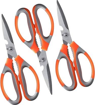 GrahLogy Sharp Scissor for Plant Cutter/Cloth Fabric/Kitchen Vegetable/Paper/Office Kechi Scissors