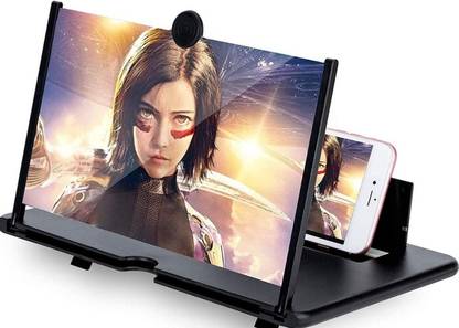 Gribbtor 12 inch 3 times 3D magnifier fresnel mirror HD TV screen Screen Expander Phone