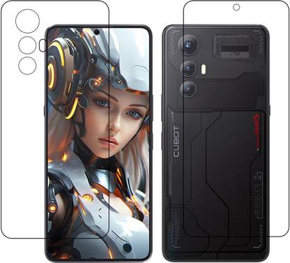 DVMART Front and Back Screen Guard for Cubot Max 5 9H Crystal Clear