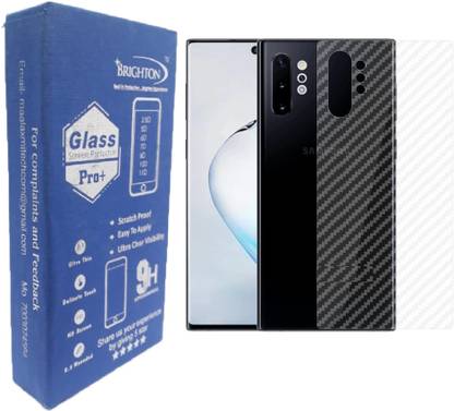 Gorilla Ace Back Screen Guard for BRIGHTRON Ultra Thin Slim Fit 3M Clear Transparent 3D Carbon Fiber Back Skin Rear Wrap Not Glass Screen Guard/Protector Sticker for Samsung Galaxy Note 10