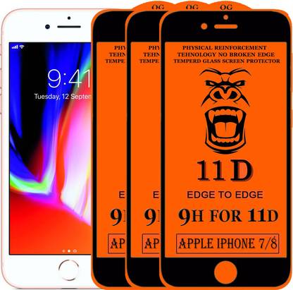 Xester Edge To Edge Tempered Glass for Apple Iphone 8