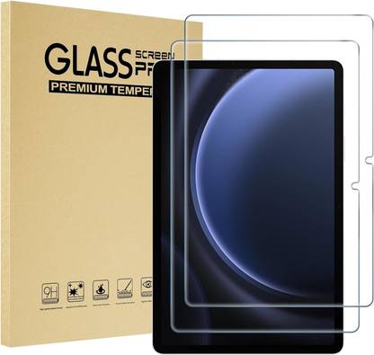 TECHSHIELD Tempered Glass Guard for Samsung Galaxy Tab S10 Plus/S9 Plus/S9 FE Plus/S7 FE 5G/S8 Plus 12.4''