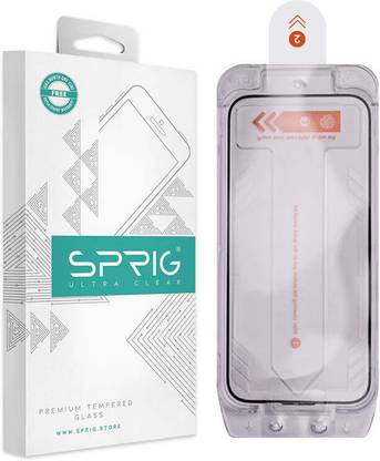 Sprig Edge To Edge Tempered Glass for Sprig Edge To Edge Tempered Glass for Apple iPhone 15 Pro, iPhone 15 Pro, 15 Pro (Pack of 1)