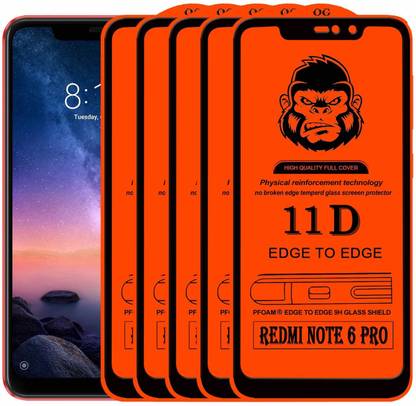 Xester Edge To Edge Tempered Glass for Mi Redmi Note 6 Pro