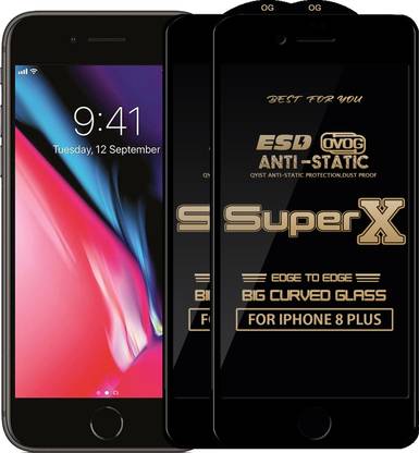 Qyist Edge To Edge Tempered Glass for Apple iPhone 8 Plus