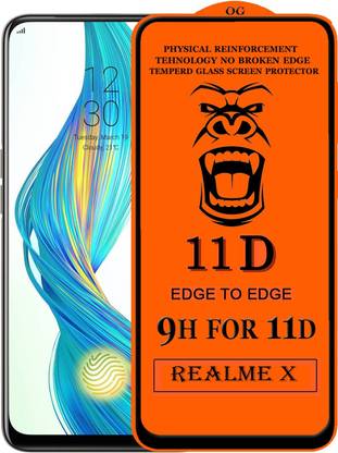 Xester Edge To Edge Tempered Glass for Realme X