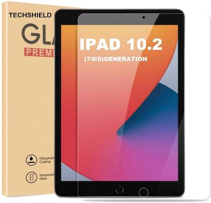 TECHSHIELD Tempered Glass Guard for Apple iPad 7th/8th/9th Gen 10.2 inch