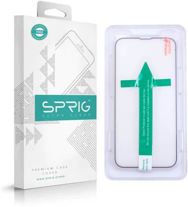 Sprig Edge To Edge Tempered Glass for Apple iPhone 13 Pro, iPhone 13 Pro, 13 Pro