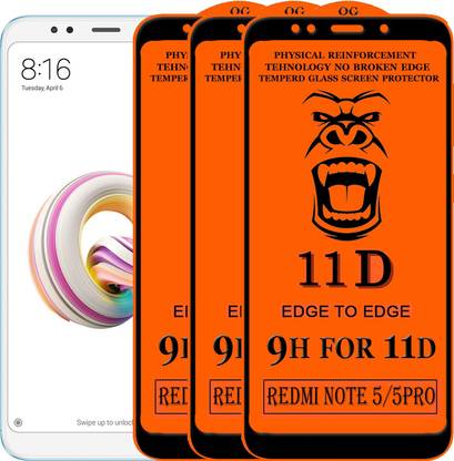 Xester Edge To Edge Tempered Glass for Mi Redmi Note 5 Pro