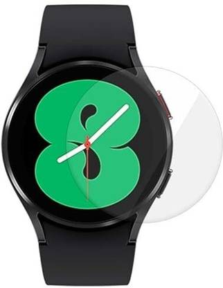 YOUTH MOBI Tempered Glass Guard for Samsung Galaxy Watch 4 (44mm) / Watch 5 / (44mm) / Watch 6 (44mm) / Watch 7 (44mm), (1.4" inch) (Transparent) with Easy Installation kit