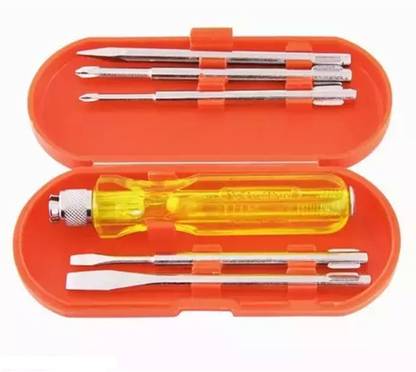 Kiesh 5 Pcs Combination Screwdriver Set Kit With Different Blades for Multipurpose Use Combination Screwdriver Set