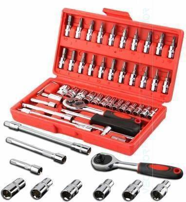 VOXEL 46 in 1 Tool kit use for Home & Professional Socket Set