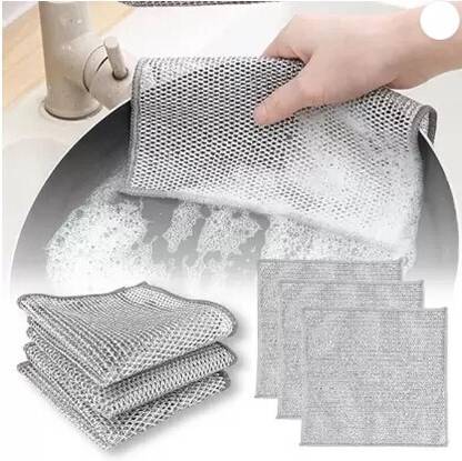 kayru Pack of 5 Wire Cloth / Dishwashing Scrub Pads Ccx5.287 Dishwash Bar
