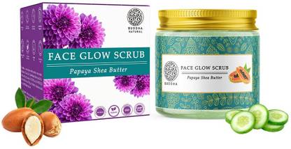 buddha natural Face Glow Scrub - Get Instant Glow and Brighter Skin. Scrub