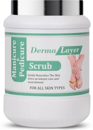 dermalayer Manicure And Pedicure Scrub 1000 ml Scrub