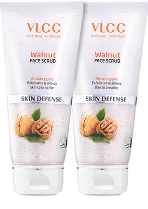 वल्क Walnut Face Scrub|soothing, & calming face scrub| walnut bead (Pack of 2) स्क्रब