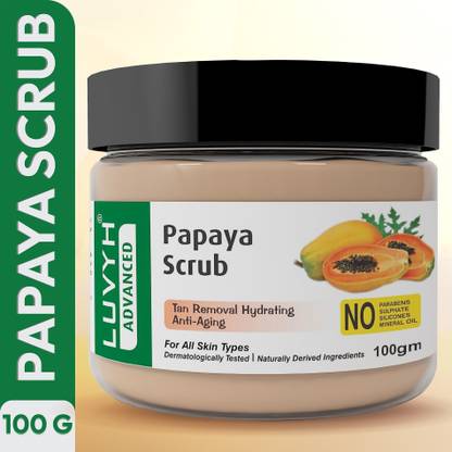 luvyh Papaya Scrub - 100gm Scrub