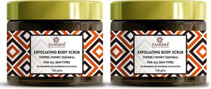 Samisha Body & Face Scrub for Tan Removal & Exfoliation Scrub