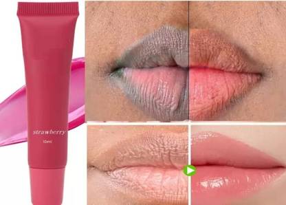 REIMICHI Best Korean Strawberry Lip Scrub for tanned and darkened lips For Girls & Boys