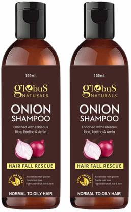 Globus Naturals Onion Shampoo for Hair Growth & Hair Fall Control