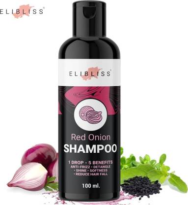 ELIBLISS Red Onion Hair Shampoo, With 27 Hair Boosters Controls Anti Hair Fall & Dandruff Free Hair Growth Men & Women (100 ml)