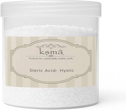 KSMA Stearic Acid For Making Cosmetics, Soap Making Raw Material 200gm