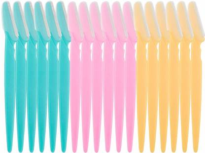 sonia collection Set of 18 Pcs Eyebrow, Neck, Face, Upper Lips as well as Unnecessary Hairs Elsewhere Shaping Shaper Shaver Razor Tool Razor (Pack of 18), Women