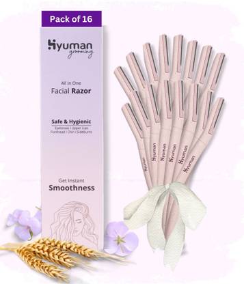 Hyuman Eyebrow & Facial Razor for Women | Chin, Upperlip, Sideburns, Forehead Shaving, Women