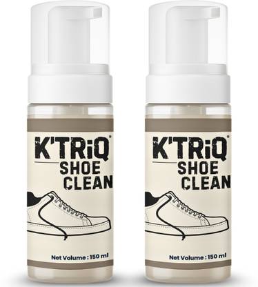 K'TRiQ Shoe cleaner|Shoes cleaner spray|Clean and shine with one foam| Spray on formula Canvas, Leather, Patent Leather, Suede, Sports Shoe Cleaner