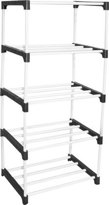 RAWZZ Open Book Shelf Made of Plastic & metal Plastic Open Book Shelf