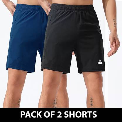 Solid Men Multicolor Regular Shorts