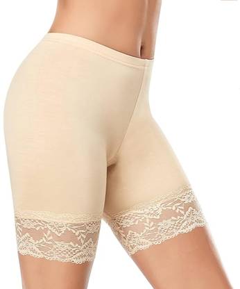 Solid Women Reversible Beige Regular Shorts