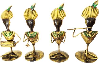 Golden Krishna god of love wealth and prosperity Idol For Home & Office Decors 28 cm Feng Shui & Vastu Showpiece