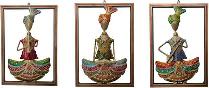 Wall Frame Sardar Musician Figurine 36 cm Handicraft & Artifact Showpiece