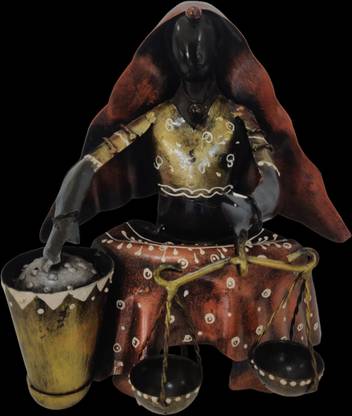 Elegant Beautiful Figurines Of Village Artisans For Home & Office Decor 23 cm Couple & Human Figurine