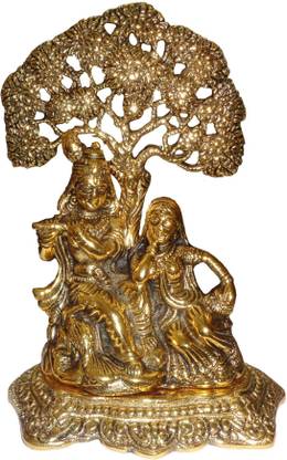 Utsav Handicraft Radha Krishna Under Kadam Tree Decorative Showpiece  -  20 cm