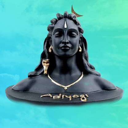 SBBCO Divine Edge Shiva Statue Black Showpiece | Ideal for Pooja Decorative Showpiece  -  15 cm