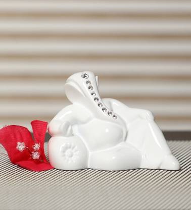 Lord Ganesha Idol for Car Dashboard, Ganpati murti adhesive Tape 5 cm Religious Idol & Figurine