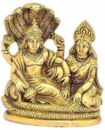 DARIDAR BJANJAN Laxmi Narayan Idol Statue For Home Temple Decorative Showpiece Decorative Showpiece  -  10 cm