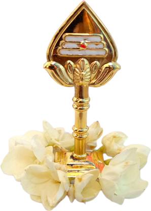 SRian Murugan Golden Vel for Gift / Car / Puja | Double - sided Design Decorative Showpiece  -  7 cm