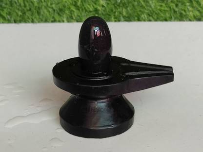 Shivam Vastu Kala Shivling Art Natural Narmada Shivling & Narmadeshwar Shiling Decorative Showpiece  -  4 cm
