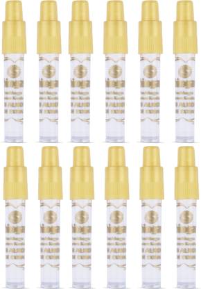 SHINGAR Saubhagya Liquid Kumkum Non Allergic & Non Staining With Almond - Pack of 12
